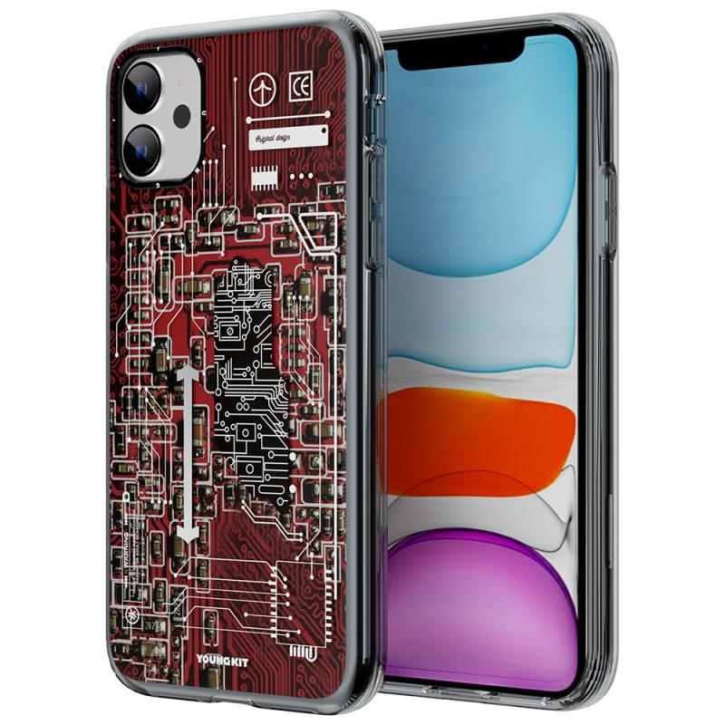 iPhone%20Uyumlu%2011%20Kılıf%20YoungKit%20Technology%20Serisi%20Kapak-Kırmızı