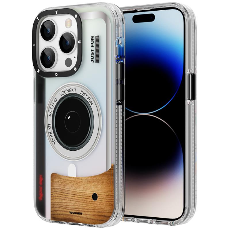 iPhone%20Uyumlu%2014%20Pro%20Max%20Kılıf%20Magsafe%20Şarj%20Özellikli%20Lens%20Figürlü%20YoungKit%20Art%20Film%20Serisi%20Kapak-Beyaz