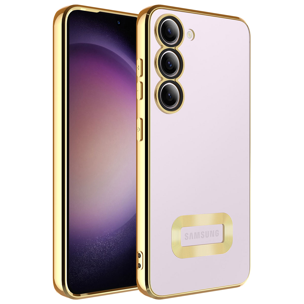 Galaxy%20Uyumlu%20S23%20Kılıf%20Kamera%20Korumalı%20Logo%20Gösteren%20Zore%20Omega%20Kapak-Gold