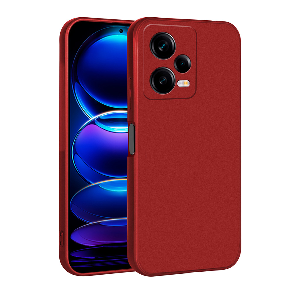 Xiaomi%20Uyumlu%20%20Redmi%20Note%2012%20Pro%205G%20Kılıf%20Zore%20Premier%20Silikon%20Kapak-Kırmızı