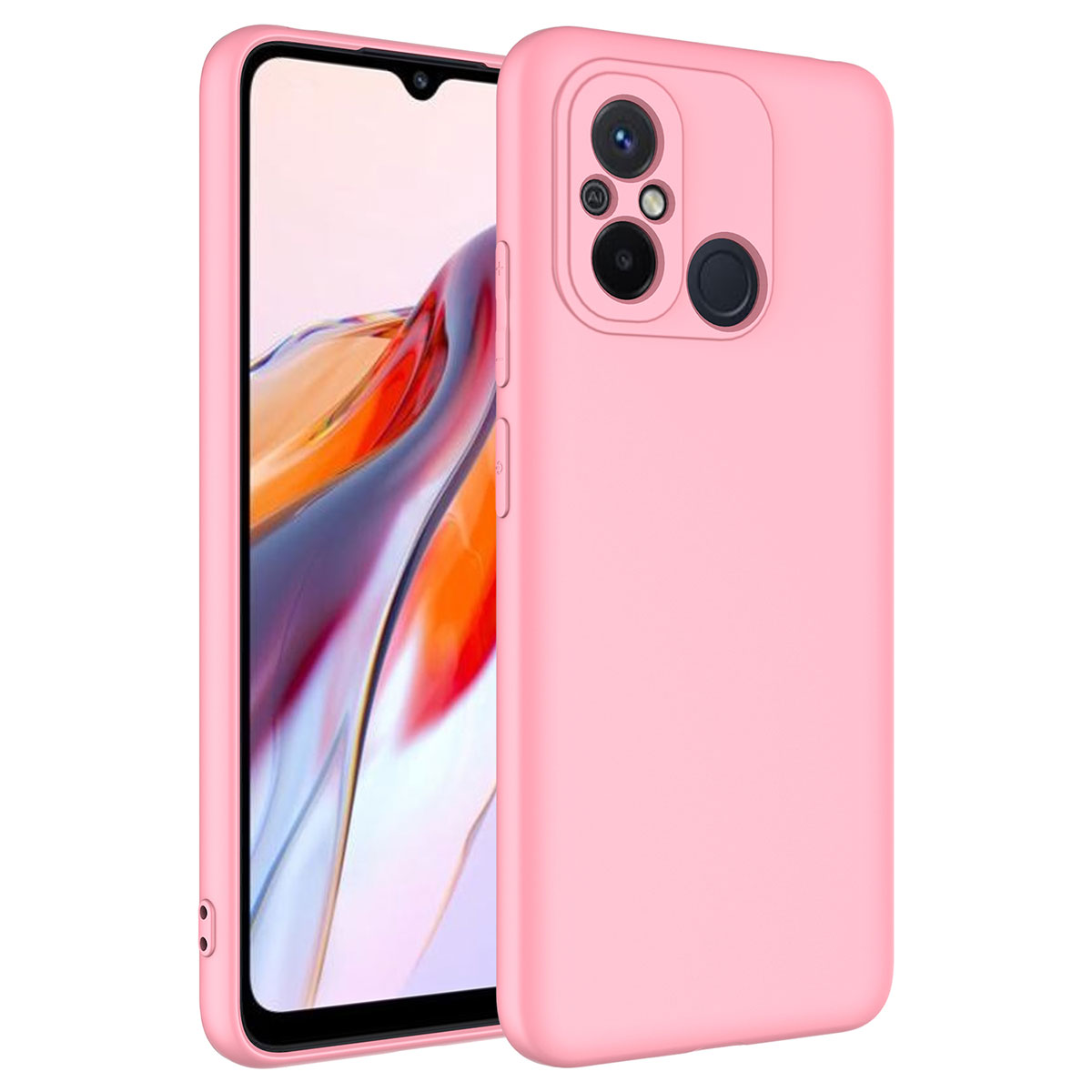 Xiaomi%20Uyumlu%20%20Redmi%2012C%20Kılıf%20Zore%20Mara%20Lansman%20Kapak-Pembe