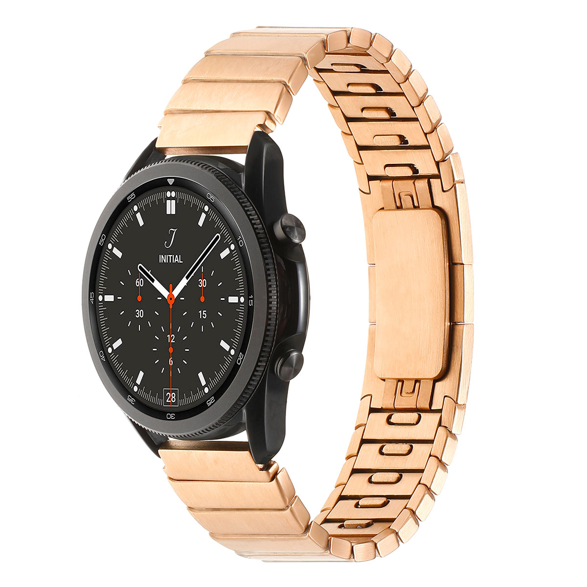 Xiaomi%20Uyumlu%20%20Amazfit%20Pace%20Zore%20KRD-82%2022mm%20Metal%20Kordon-Rose%20gold