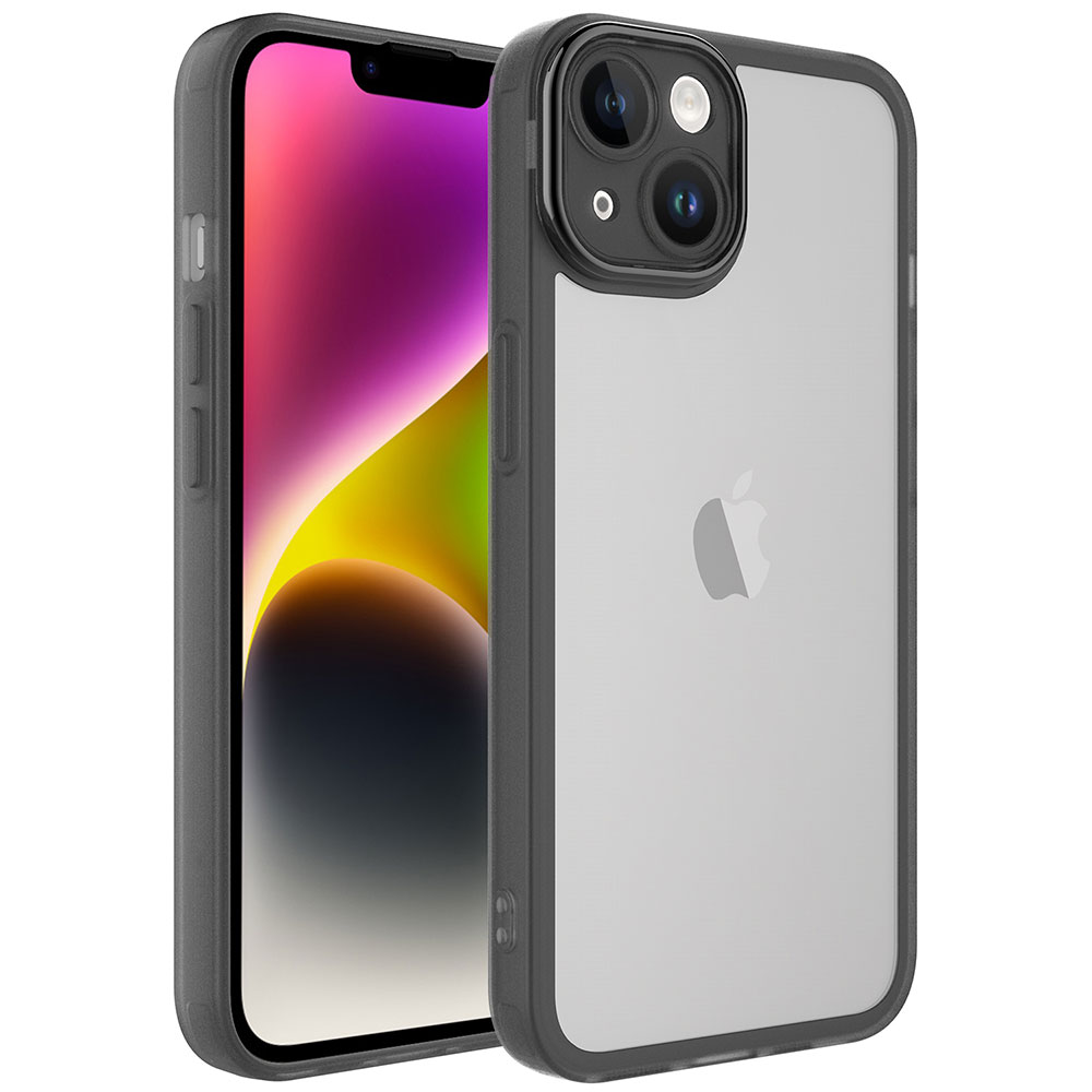 iPhone%20Uyumlu%2014%20Kılıf%20Kamera%20Korumalı%20Transparan%20Zore%20Post%20Kapak-Siyah