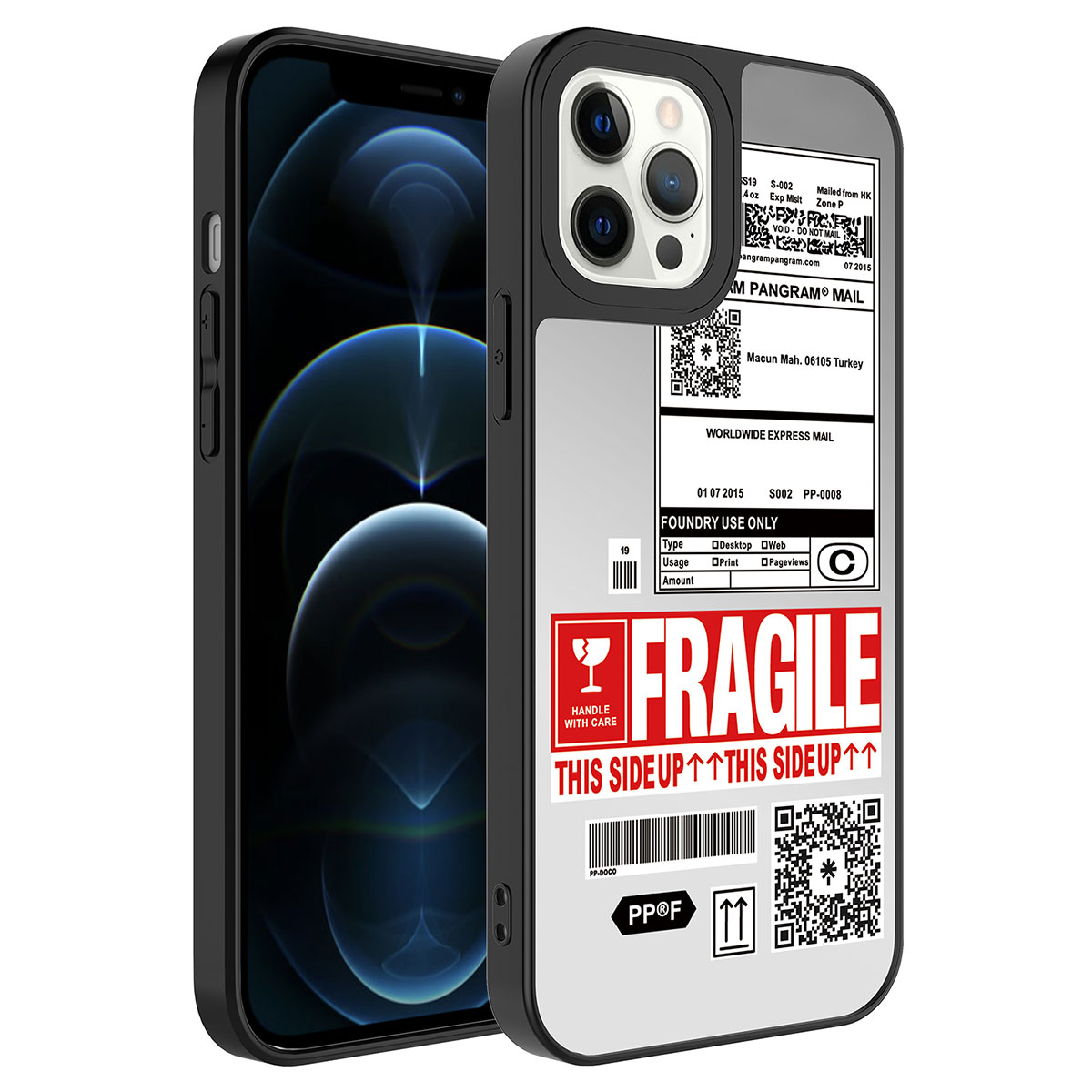 iPhone%20Uyumlu%2012%20Pro%20Kılıf%20Aynalı%20Desenli%20Kamera%20Korumalı%20Parlak%20Zore%20Mirror%20Kapak-Fragile