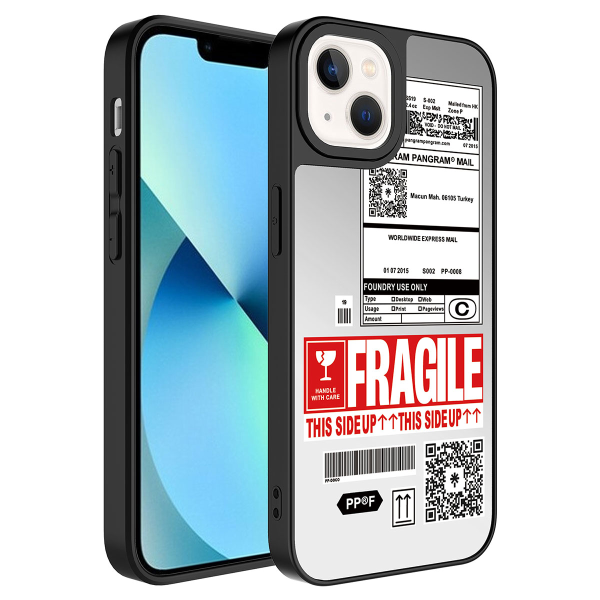 iPhone%20Uyumlu%2013%20Kılıf%20Aynalı%20Desenli%20Kamera%20Korumalı%20Parlak%20Zore%20Mirror%20Kapak-Fragile