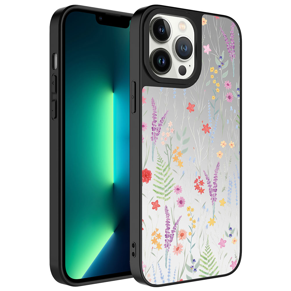 iPhone%20Uyumlu%2013%20Pro%20Kılıf%20Aynalı%20Desenli%20Kamera%20Korumalı%20Parlak%20Zore%20Mirror%20Kapak-Dallar