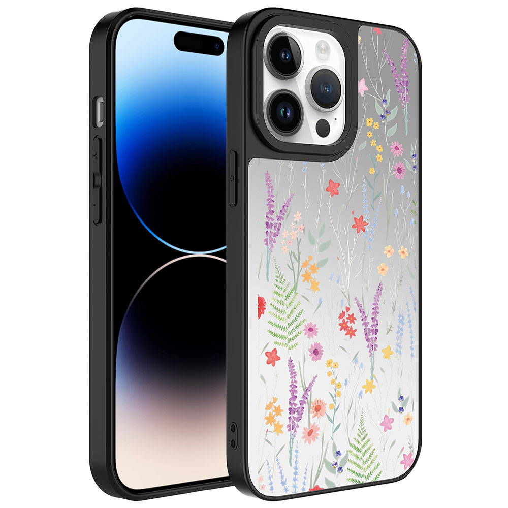 iPhone%20Uyumlu%2014%20Pro%20Kılıf%20Aynalı%20Desenli%20Kamera%20Korumalı%20Parlak%20Zore%20Mirror%20Kapak-Dallar