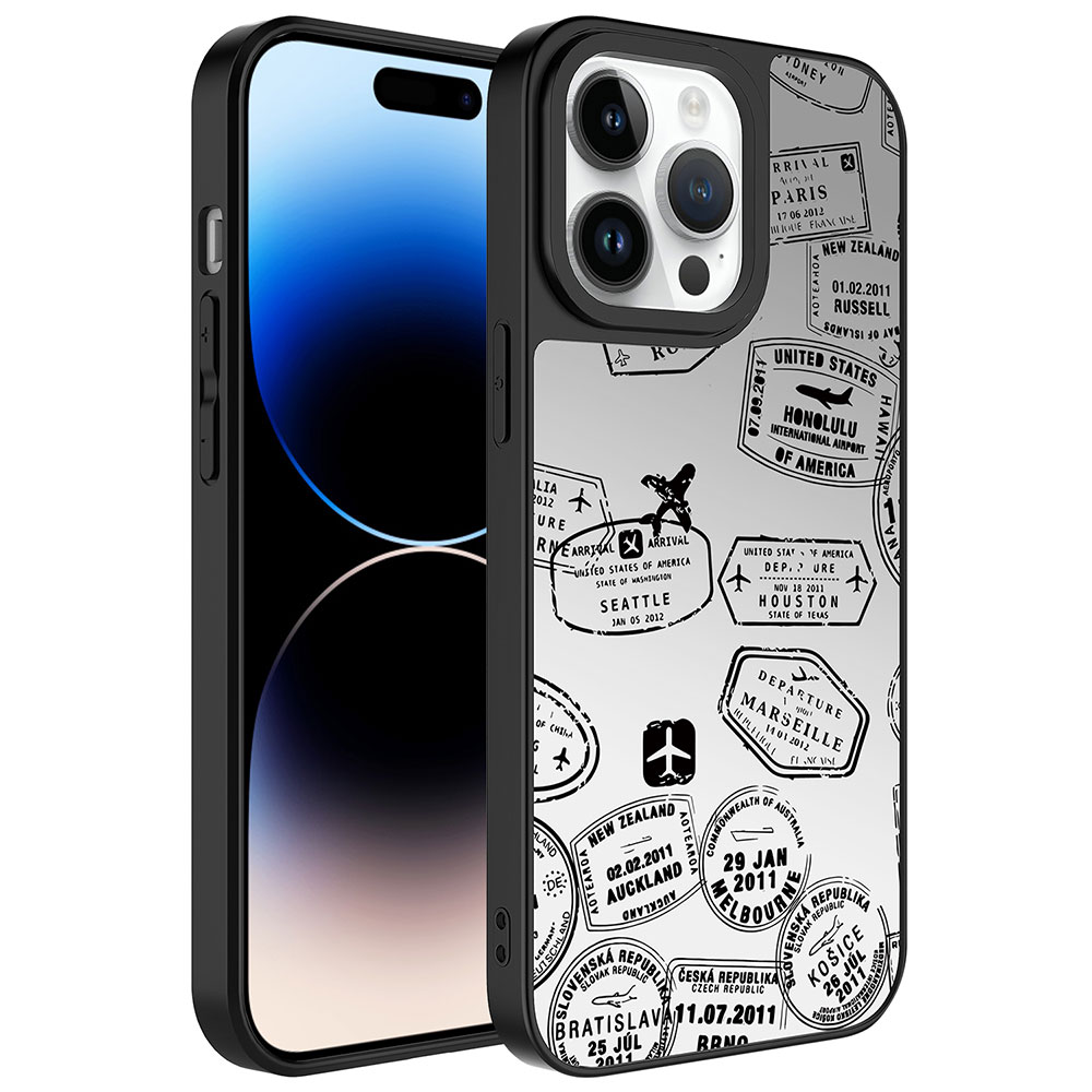 iPhone%20Uyumlu%2014%20Pro%20Kılıf%20Aynalı%20Desenli%20Kamera%20Korumalı%20Parlak%20Zore%20Mirror%20Kapak-Seyahat