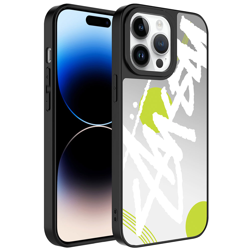 iPhone%20Uyumlu%2014%20Pro%20Kılıf%20Aynalı%20Desenli%20Kamera%20Korumalı%20Parlak%20Zore%20Mirror%20Kapak-Yazı