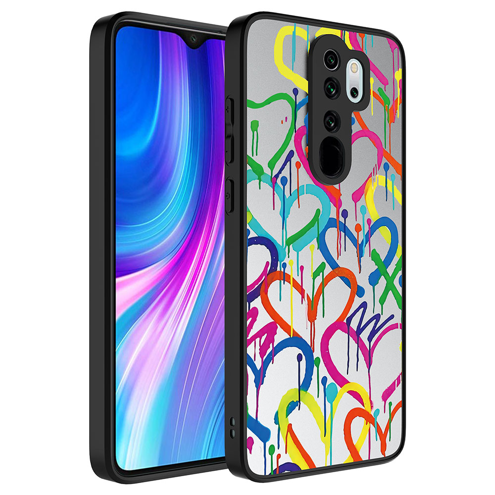 Xiaomi%20Uyumlu%20%20Redmi%20Note%208%20Pro%20Kılıf%20Aynalı%20Desenli%20Kamera%20Korumalı%20Parlak%20Zore%20Mirror%20Kapak-Kalp