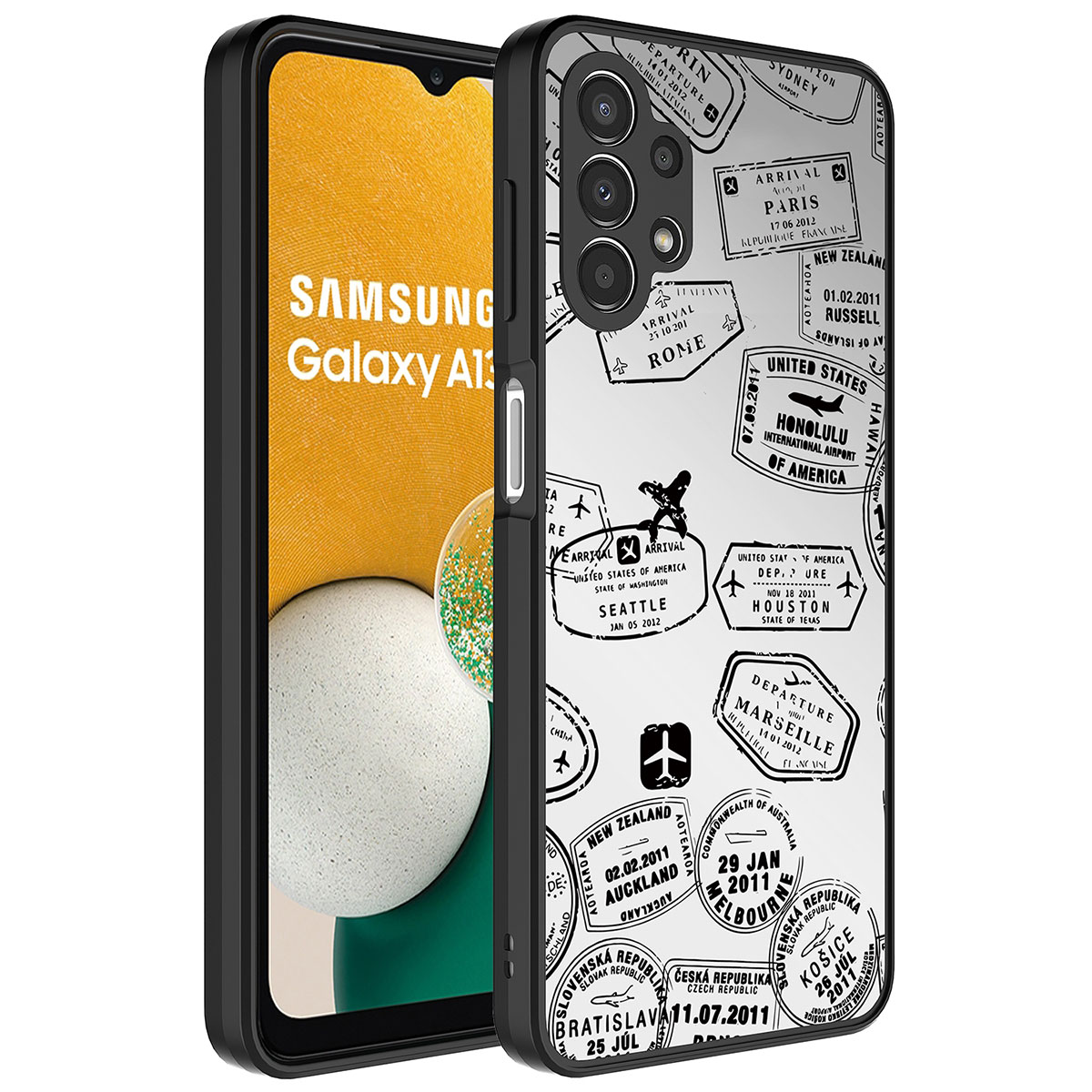 Galaxy%20Uyumlu%20A13%204G%20Kılıf%20Aynalı%20Desenli%20Kamera%20Korumalı%20Parlak%20Zore%20Mirror%20Kapak-Seyahat