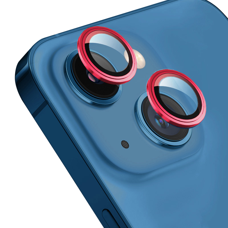 iPhone%20Uyumlu%2014%20Go%20Des%20CL-10%20Kamera%20Lens%20Koruyucu-Kırmızı