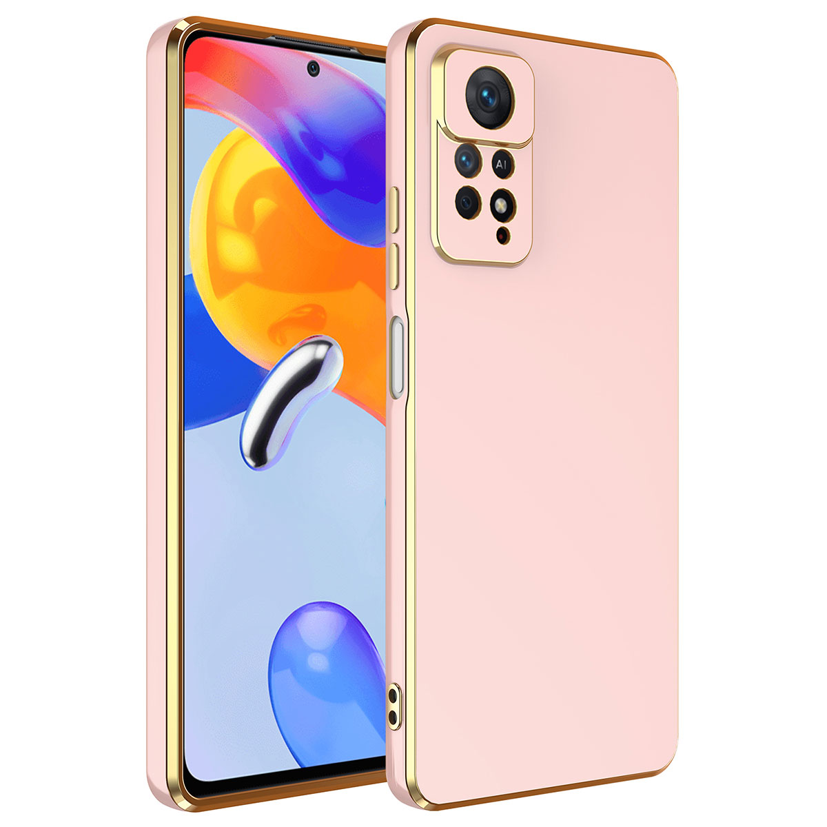 Xiaomi%20Uyumlu%20%20Redmi%20Note%2012%20Pro%204G%20Kılıf%20Zore%20Bark%20Kapak-Rose%20gold