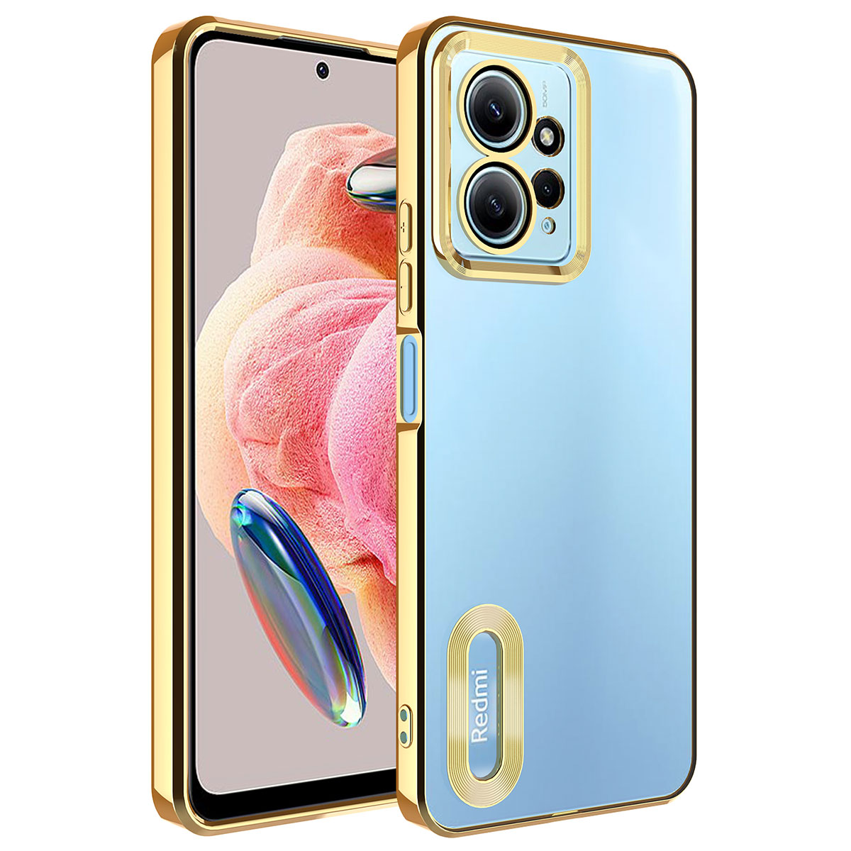 Xiaomi%20Uyumlu%20%20Redmi%20Note%2012%204G%20Kılıf%20Kamera%20Korumalı%20Logo%20Gösteren%20Zore%20Omega%20Kapak-Gold