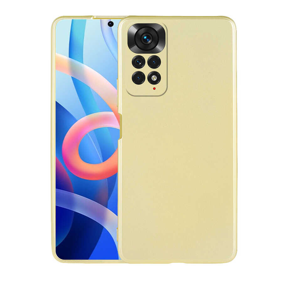 Xiaomi%20Uyumlu%20%20Redmi%20Note%2012%20Pro%204G%20Kılıf%20Zore%20Premier%20Silikon%20Kapak-Gold