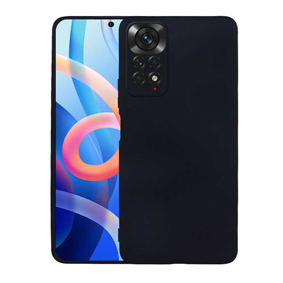 Xiaomi%20Uyumlu%20%20Redmi%20Note%2012%20Pro%204G%20Kılıf%20Zore%20Premier%20Silikon%20Kapak-Siyah