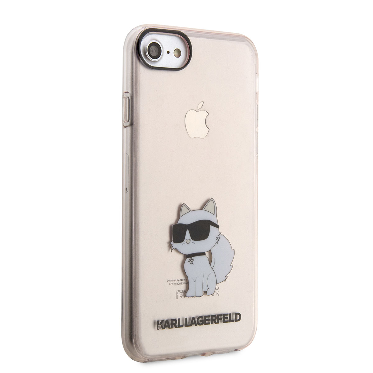 iPhone%20Uyumlu%207%20Kılıf%20Karl%20Lagerfeld%20Transparan%20Choupette%20Dizayn%20Kapak