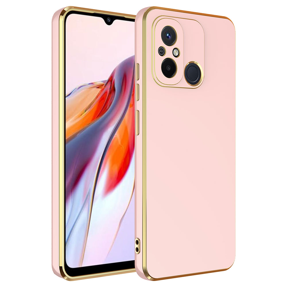 Xiaomi%20Uyumlu%20%20Redmi%2012C%20Kılıf%20Zore%20Bark%20Kapak-Rose%20gold