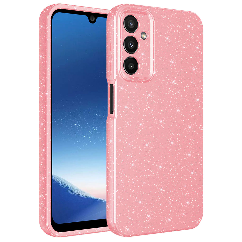 Galaxy%20Uyumlu%20A24%20Kılıf%20Kamera%20Korumalı%20Simli%20Lüks%20Zore%20Koton%20Kapak-Pembe