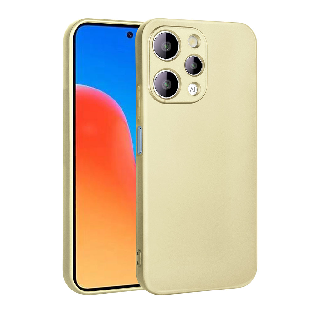 Xiaomi%20Uyumlu%20%20Redmi%2012%20Kılıf%20Zore%20Premier%20Silikon%20Kapak-Gold