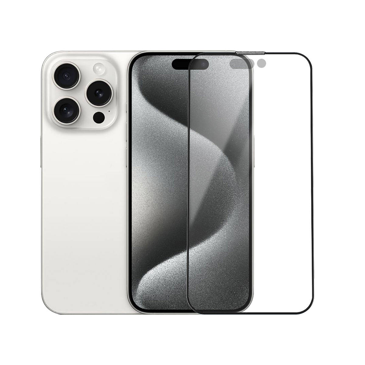 iPhone%20Uyumlu%2015%20Pro%20Wiwu%20iVista%20Screen%20Matte%20Ultra%20Güçlü%20Temperli%20Mat%20Ekran%20Koruyucu