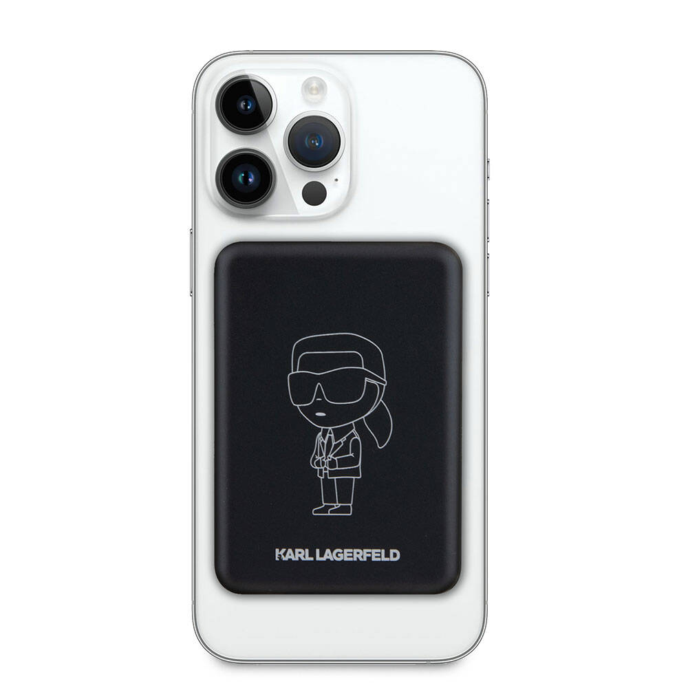 Karl%20Lagerfeld%20Led%20Işıklı%20Göstergeli%20Magsafe%20Magnetik%20Orjinal%20Lisanslı%20Powerbank%203000%20Mah