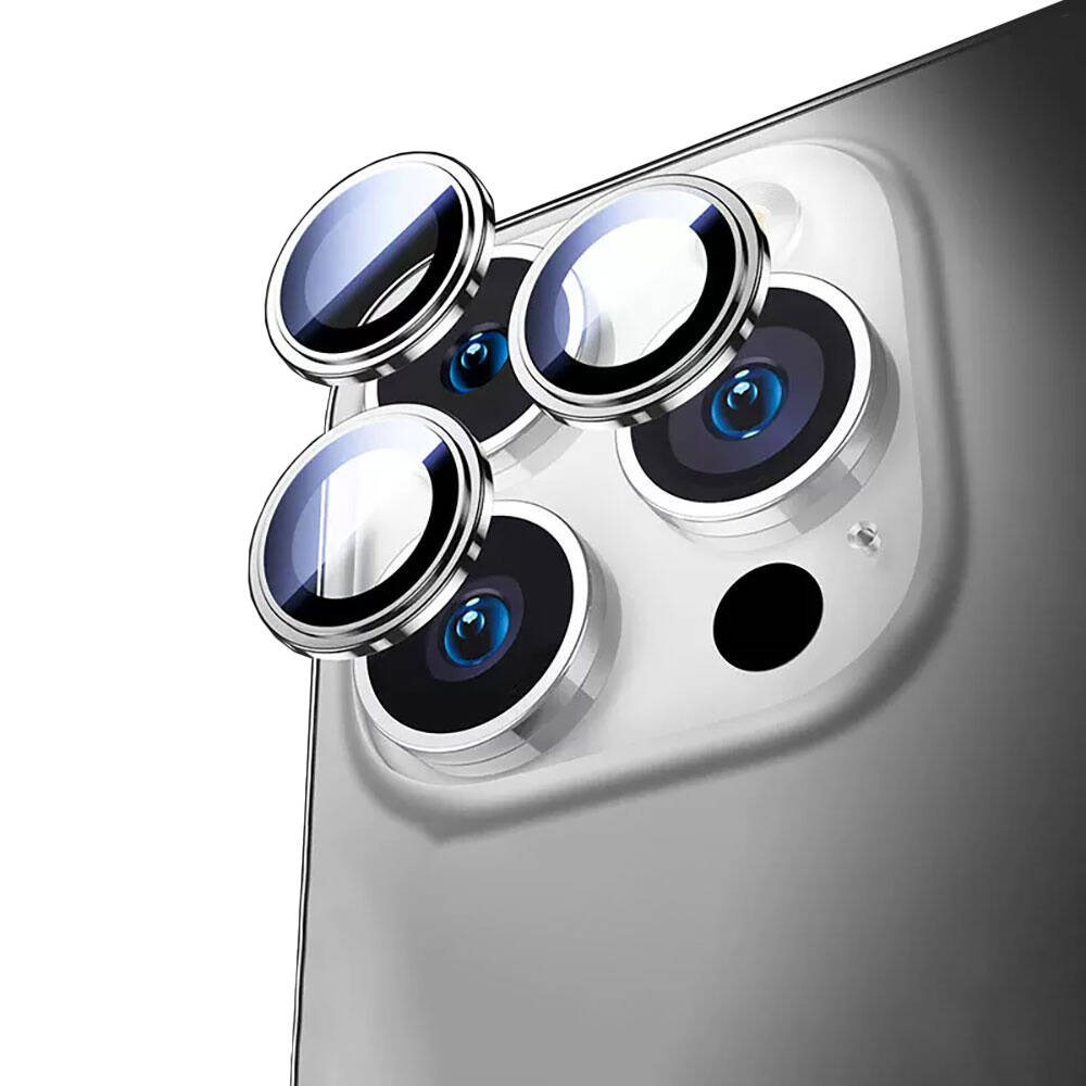 iPhone%20Uyumlu%2015%20Pro%20​​​Wiwu%20Lens%20Guard%20Metal%20Kamera%20Lens%20Koruyucu-Gümüş