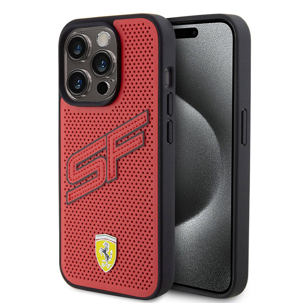 iPhone%20Uyumlu%2015%20Pro%20Kılıf%20Ferrari%20Orjinal%20Lisanslı%20PU%20Delikli%20Arka%20Yüzey%20Metal%20Logolu%20Dikişli%20Büyük%20SF%20Yazılı%20Kapak-Kırmızı