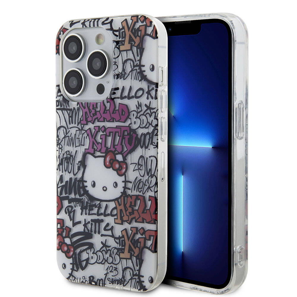 iPhone%20Uyumlu%2015%20Pro%20Kılıf%20Hello%20Kitty%20Orjinal%20Lisanslı%20İkonik%20Logolu%20Etiket%20Graffiti%20Kapak-Beyaz