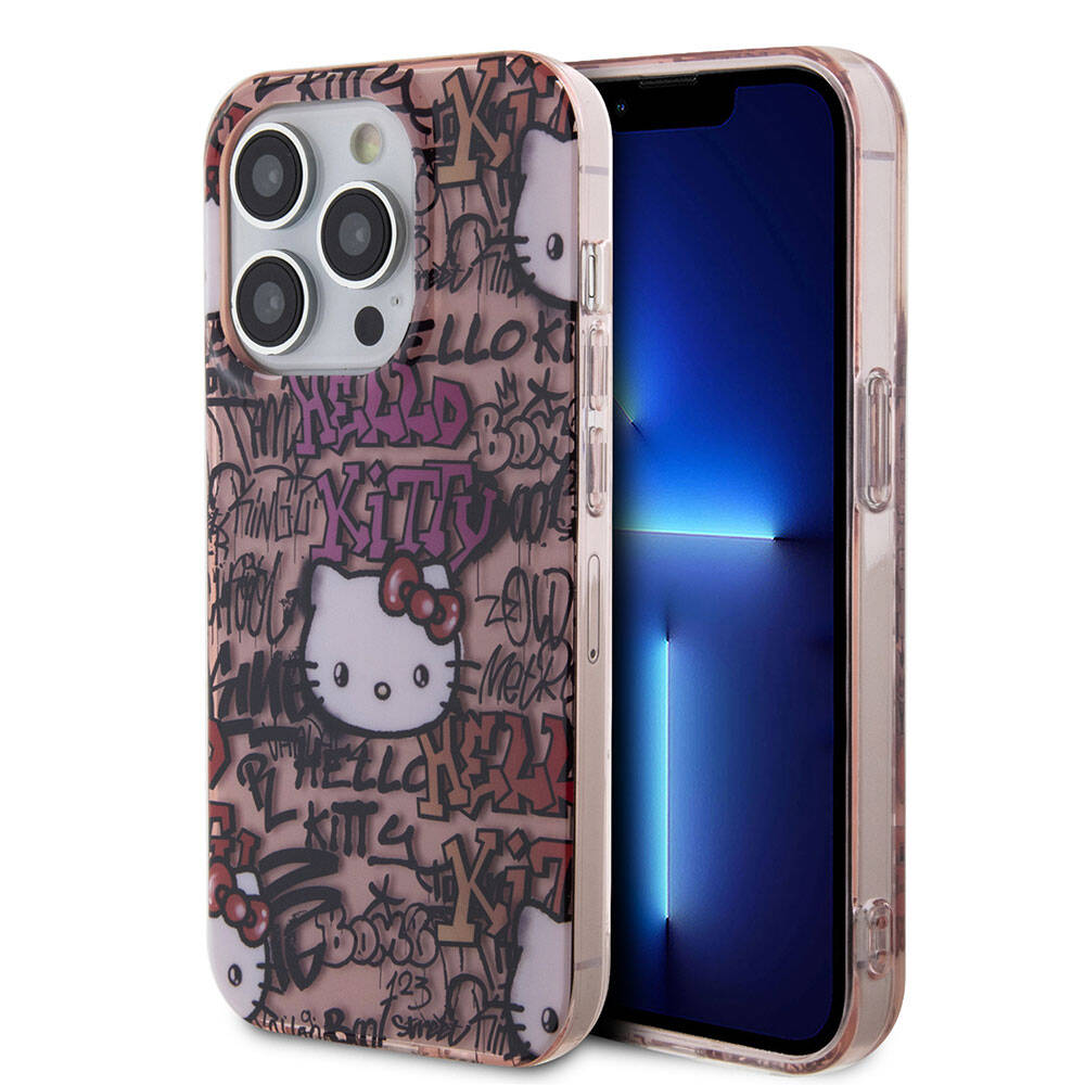 iPhone%20Uyumlu%2015%20Pro%20Kılıf%20Hello%20Kitty%20Orjinal%20Lisanslı%20İkonik%20Logolu%20Etiket%20Graffiti%20Kapak