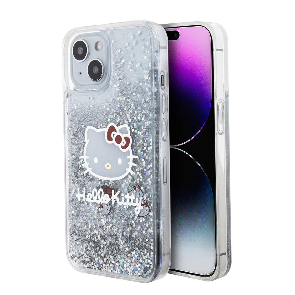 iPhone%20Uyumlu%2015%20Kılıf%20Hello%20Kitty%20Orjinal%20Lisanslı%20İkonik%20Sıvılı%20Glitter%20Kapak