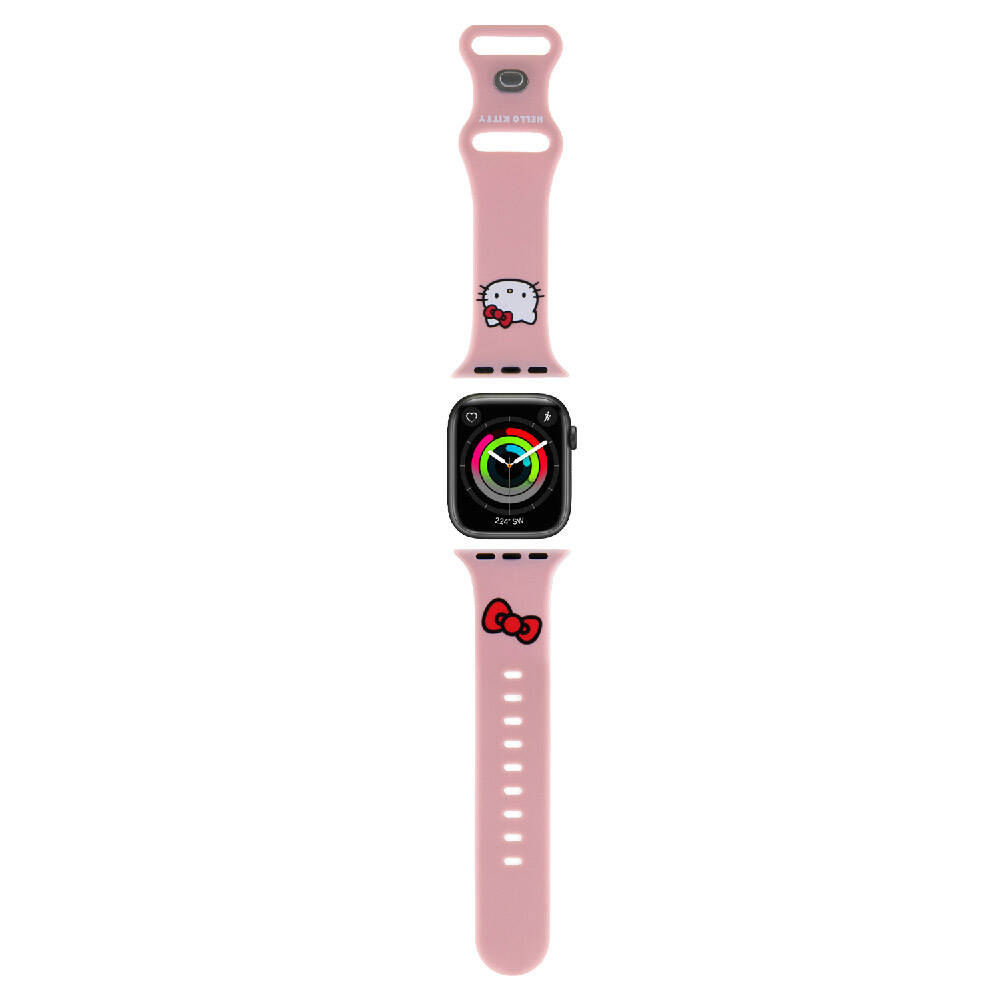 Watch%2038mm%20Hello%20Kitty%20Orjinal%20Lisanslı%20Yazı%20Logolu%20Fiyonk%20&%20Kitty%20Head%20Silikon%20Kordon-Pembe