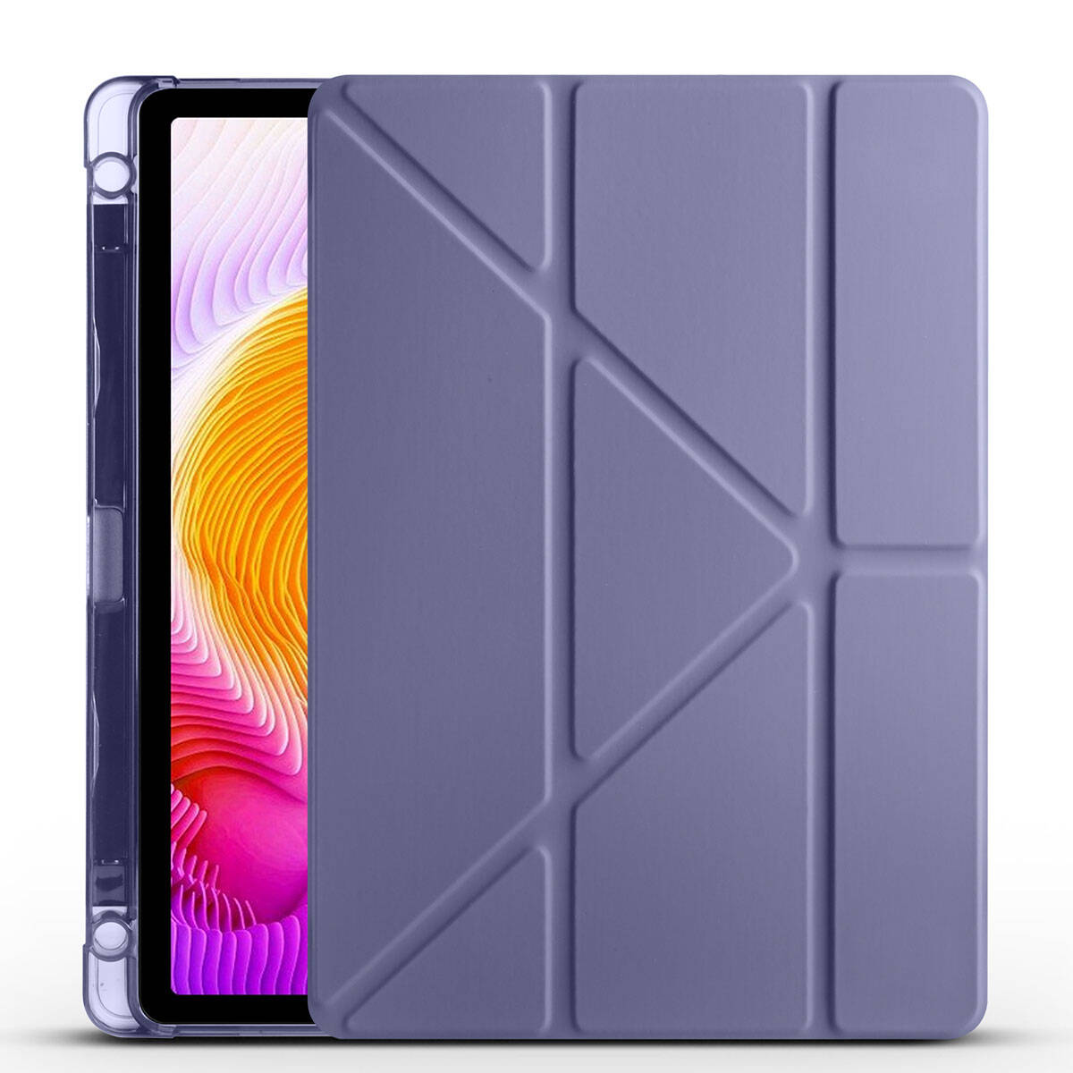 Xiaomi%20Uyumlu%20%20Redmi%20Pad%20SE%20Kılıf%20Zore%20Tri%20Folding%20Kalem%20Bölmeli%20Standlı%20Kılıf-Mor