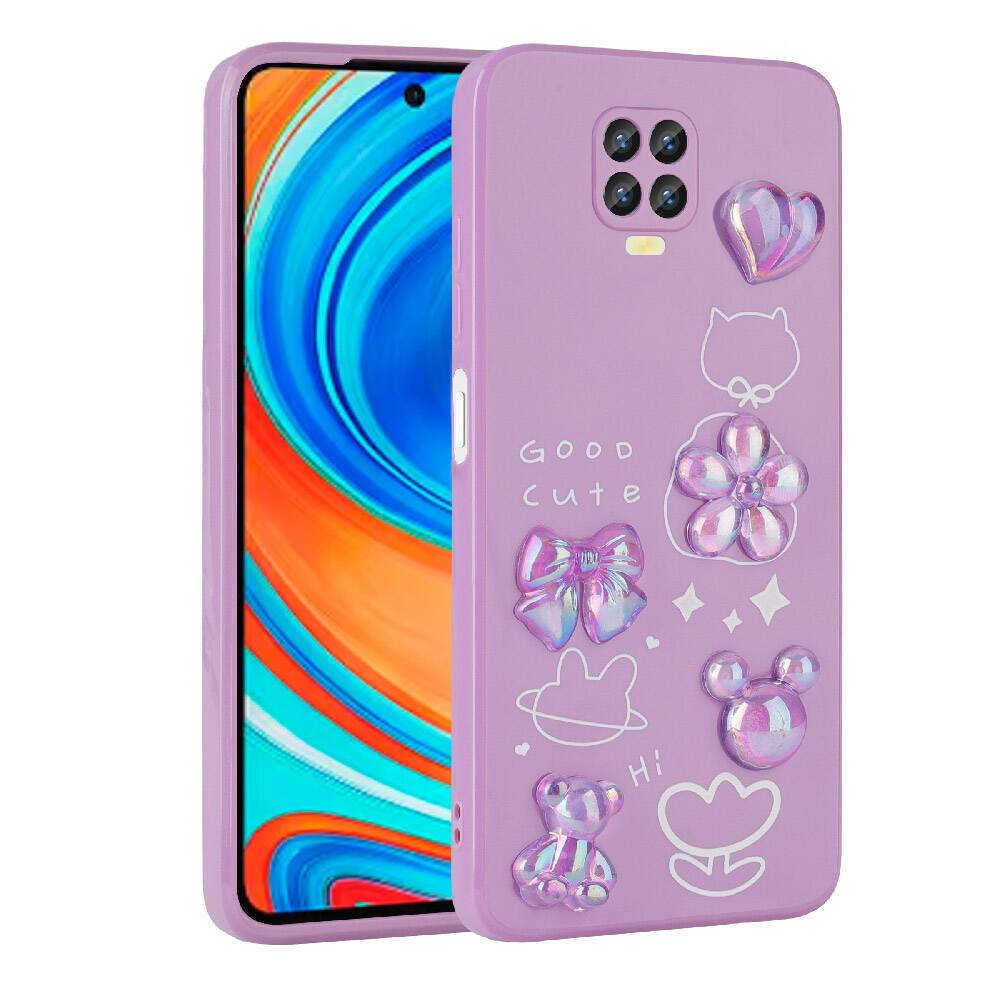 Xiaomi%20Uyumlu%20%20Redmi%20Note%209%20Pro%20Kılıf%20Kabartma%20Figürlü%20Parlak%20Zore%20Toys%20Silikon%20Kapak