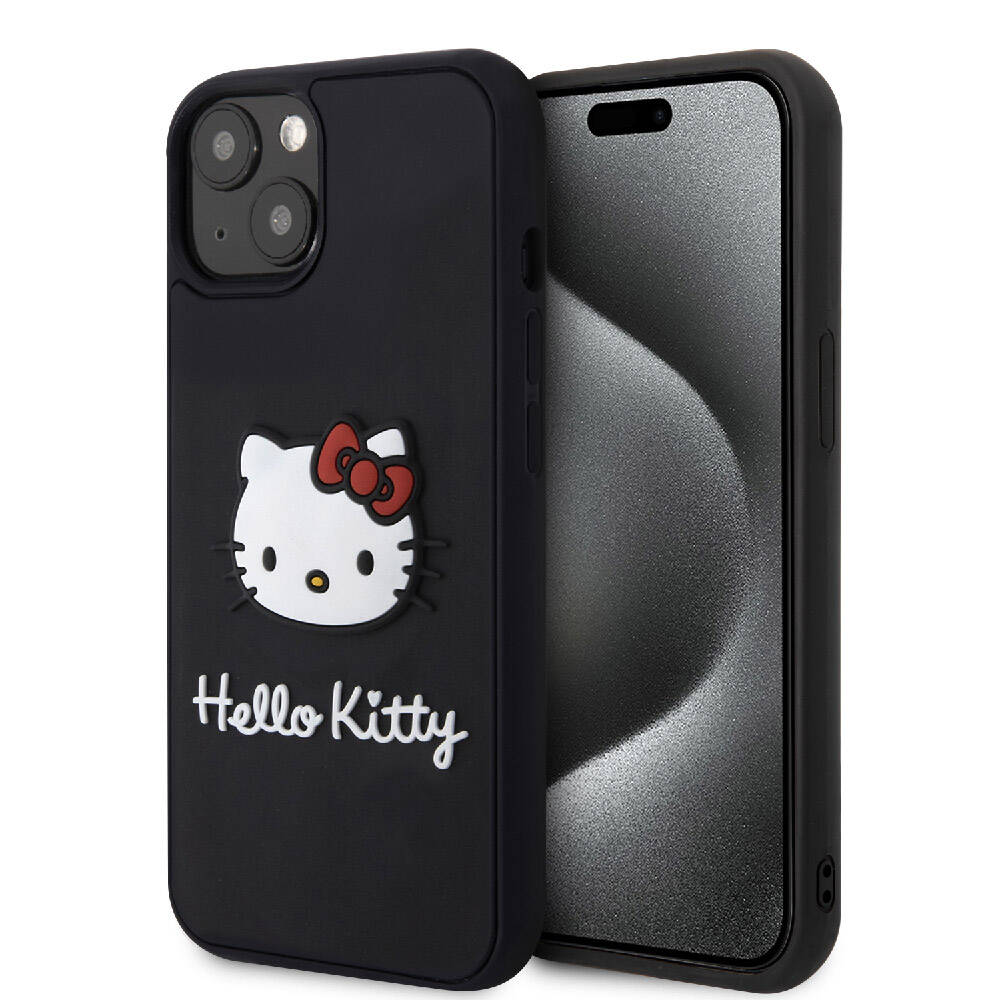 iPhone%20Uyumlu%2015%20Kılıf%20Hello%20Kitty%20Orjinal%20Lisanslı%20Yazı%20ve%20İkonik%20Logolu%203D%20Rubber%20Kitty%20Head%20Kapak