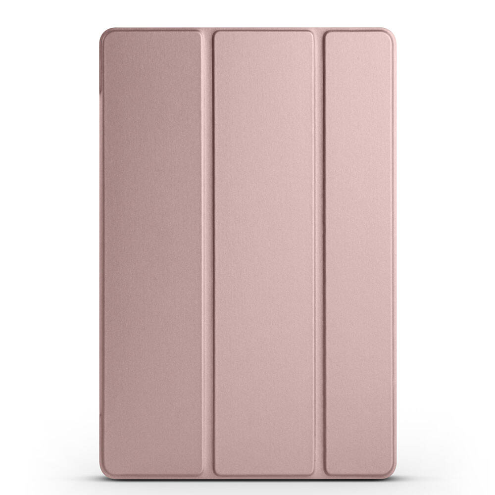 Galaxy%20Uyumlu%20Tab%20A9%20Zore%20Smart%20Cover%20Standlı%201-1%20Kılıf-Rose%20gold