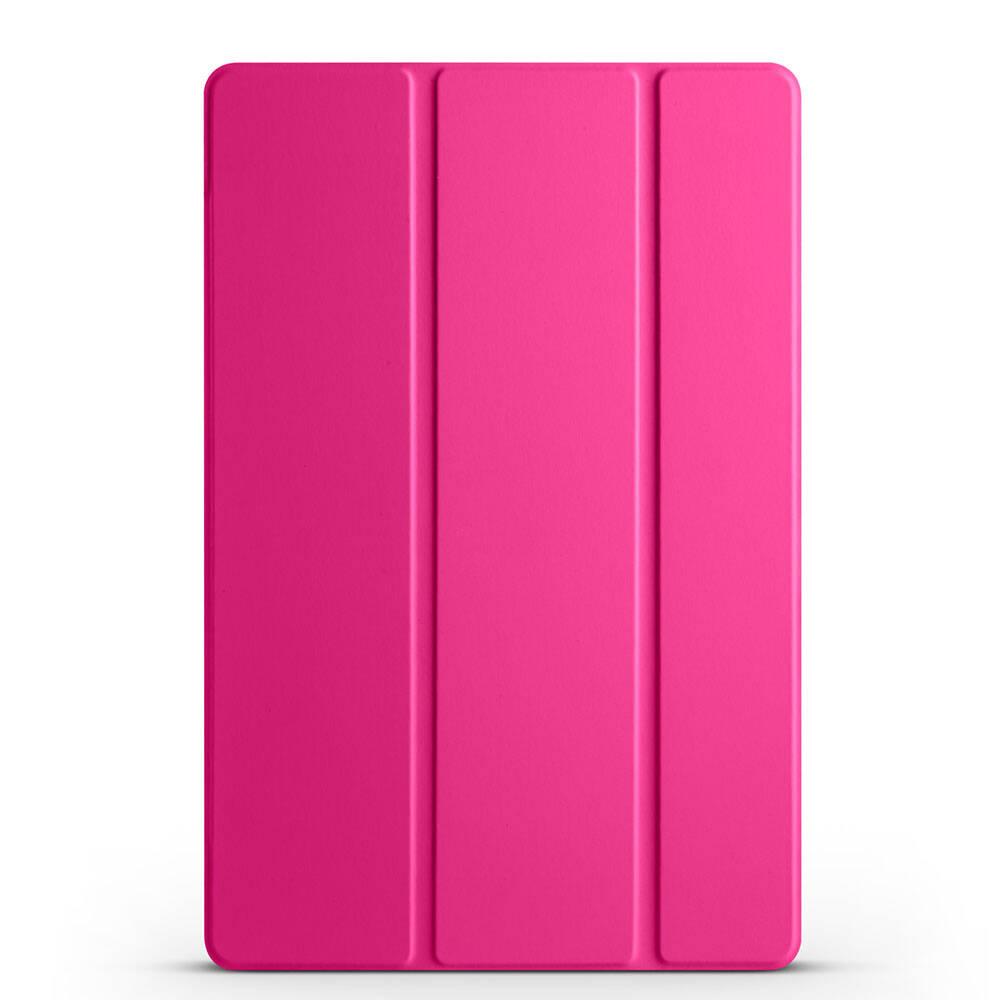 Galaxy%20Uyumlu%20Tab%20A9%20Plus%20Zore%20Smart%20Cover%20Standlı%201-1%20Kılıf-Pembe%20koyu