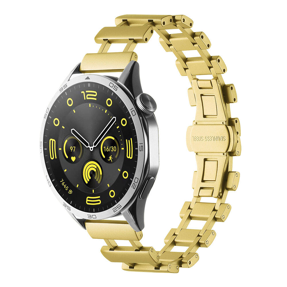 Galaxy%20Uyumlu%20Watch%2046mm%20Zore%20KRD-96%2022mm%20Metal%20Kordon-Gold