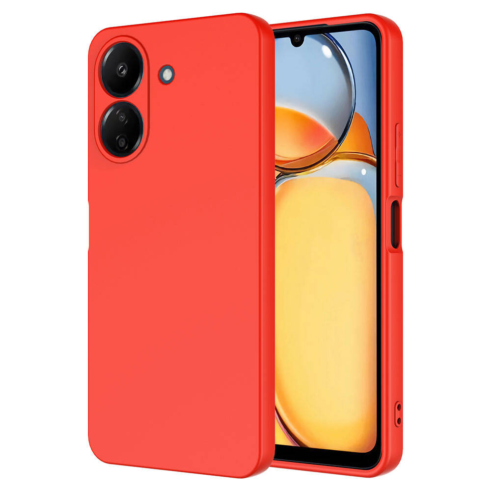 Xiaomi%20Uyumlu%20%20Redmi%2013C%20Kılıf%20Zore%20Mara%20Lansman%20Kapak-Kırmızı