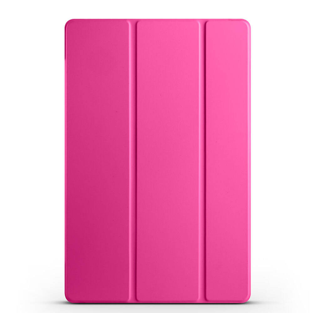 Galaxy%20Uyumlu%20Tab%20S9%20FE%20Plus%20Zore%20Smart%20Cover%20Standlı%201-1%20Kılıf-Pembe