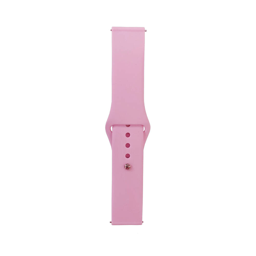 Galaxy%20Uyumlu%20Watch%2042mm%20Band%20Serisi%2020mm%20Klasik%20Kordon%20Silikon%20Strap%20Kayış-Pembe