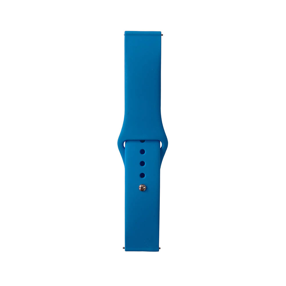 Huawei%20Uyumlu%20Watch%20GT%203%2042mm%20Band%20Serisi%2020mm%20Klasik%20Kordon%20Silikon%20Strap%20Kayış-Mavi