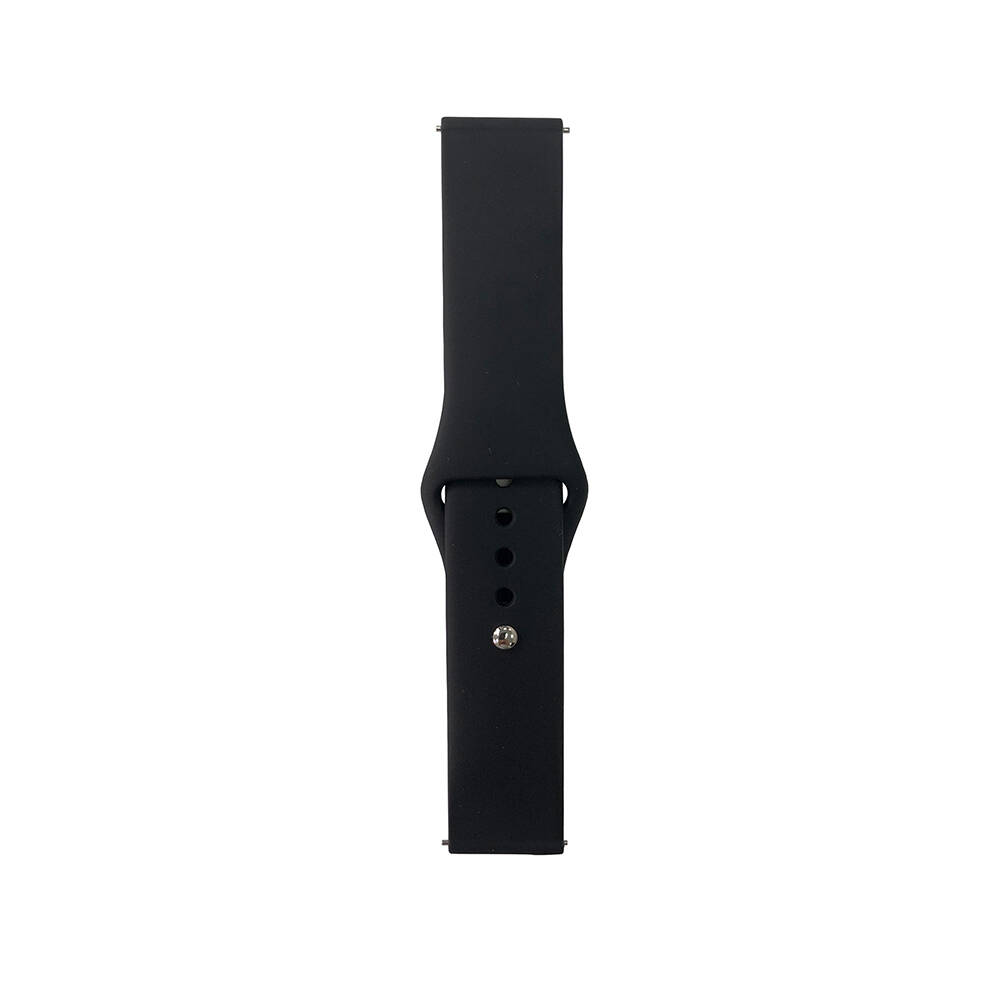 Xiaomi%20Uyumlu%20%20Amazfit%20Pace%20Band%20Serisi%2022mm%20Klasik%20Kordon%20Silikon%20Strap%20Kayış-Siyah