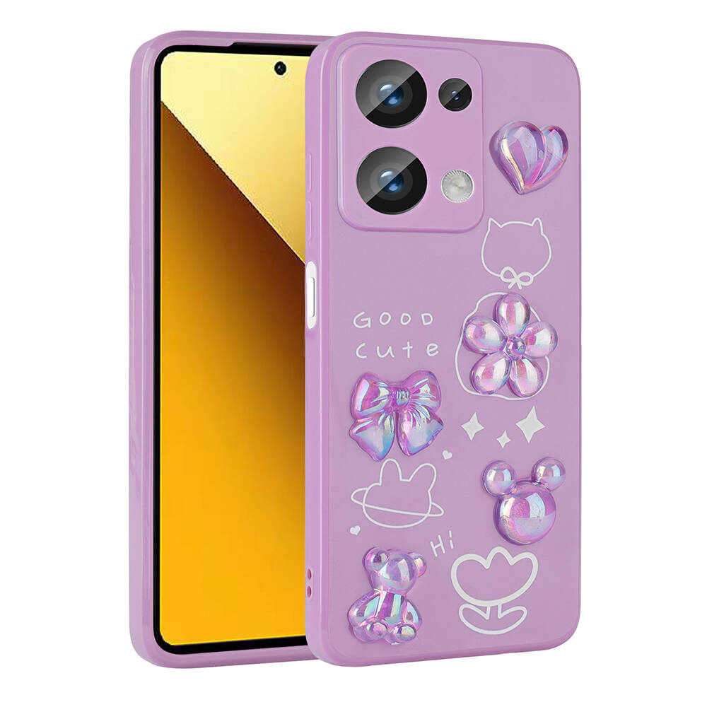 Xiaomi%20Uyumlu%20%20Poco%20M6%20Pro%204G%20Kılıf%20Kabartma%20Figürlü%20Parlak%20Zore%20Toys%20Silikon%20Kapak