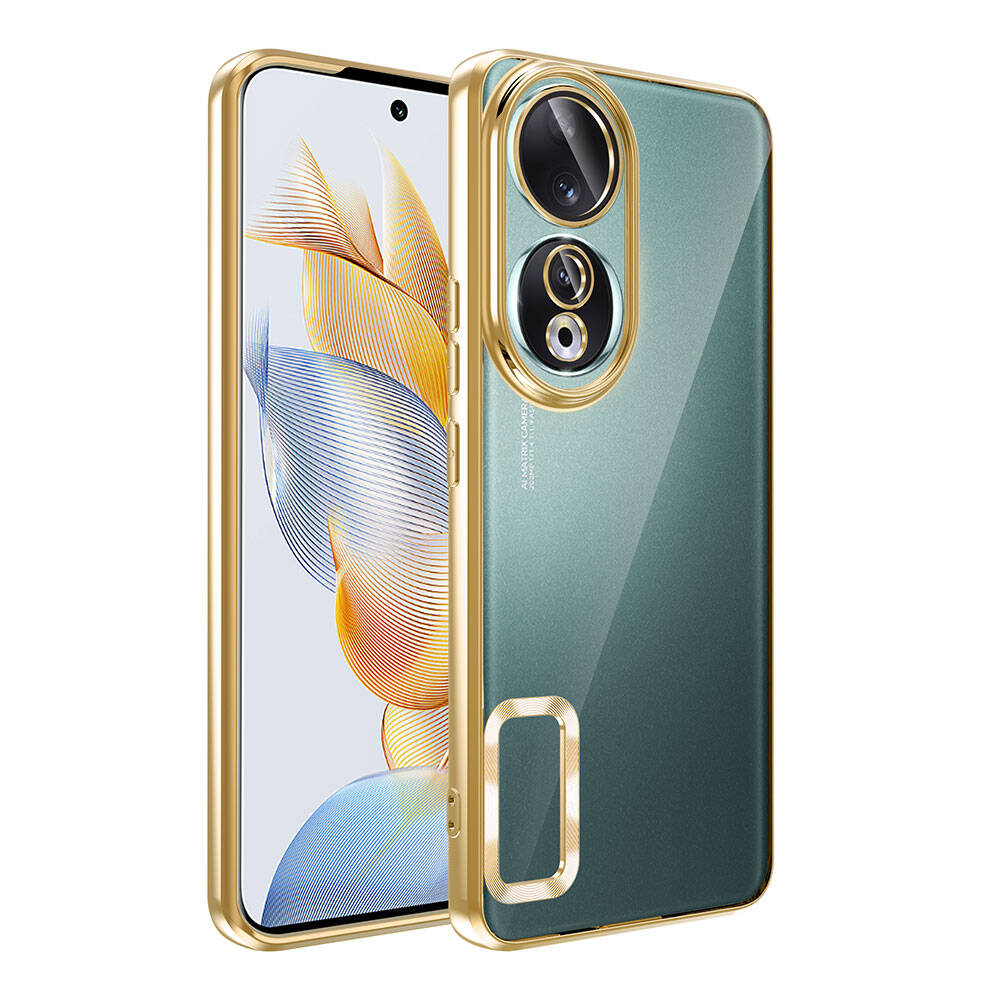 Huawei%20Uyumlu%20Honor%2090%20Kılıf%20Kamera%20Korumalı%20Logo%20Gösteren%20Zore%20Omega%20Kapak-Gold