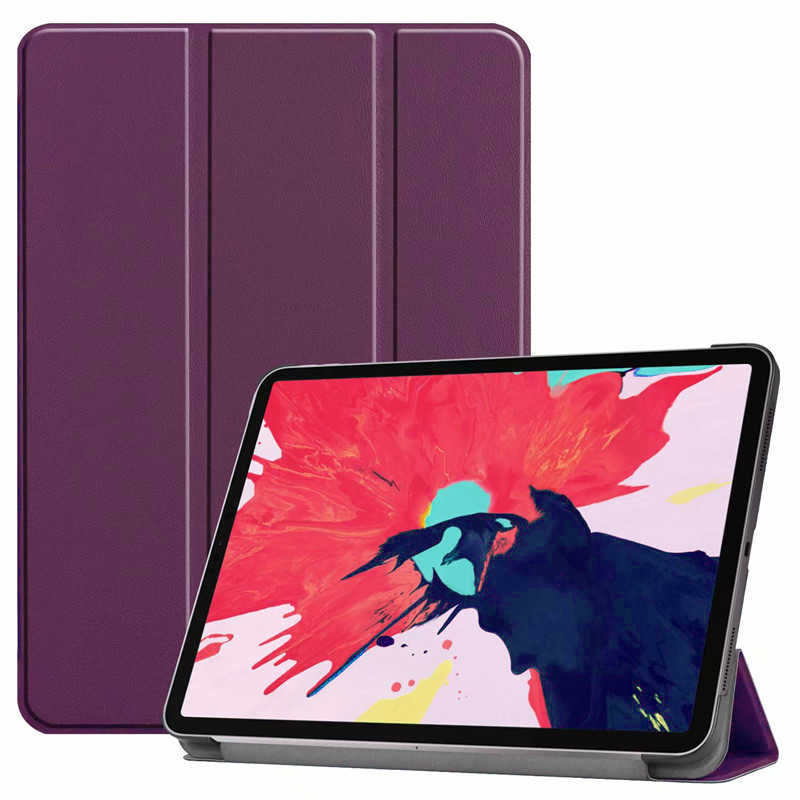 iPad%20Uyumlu%20Air%2011%202024%20Zore%20Smart%20Cover%20Standlı%201-1%20Kılıf-Mor