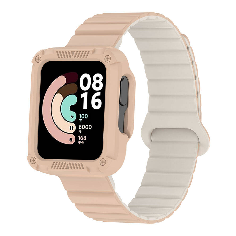 Xiaomi%20Uyumlu%20%20Redmi%20Watch%201%20Silikon%20Kordon%20Zore%20KRD-105%20Strap%20Kayış-Pudra