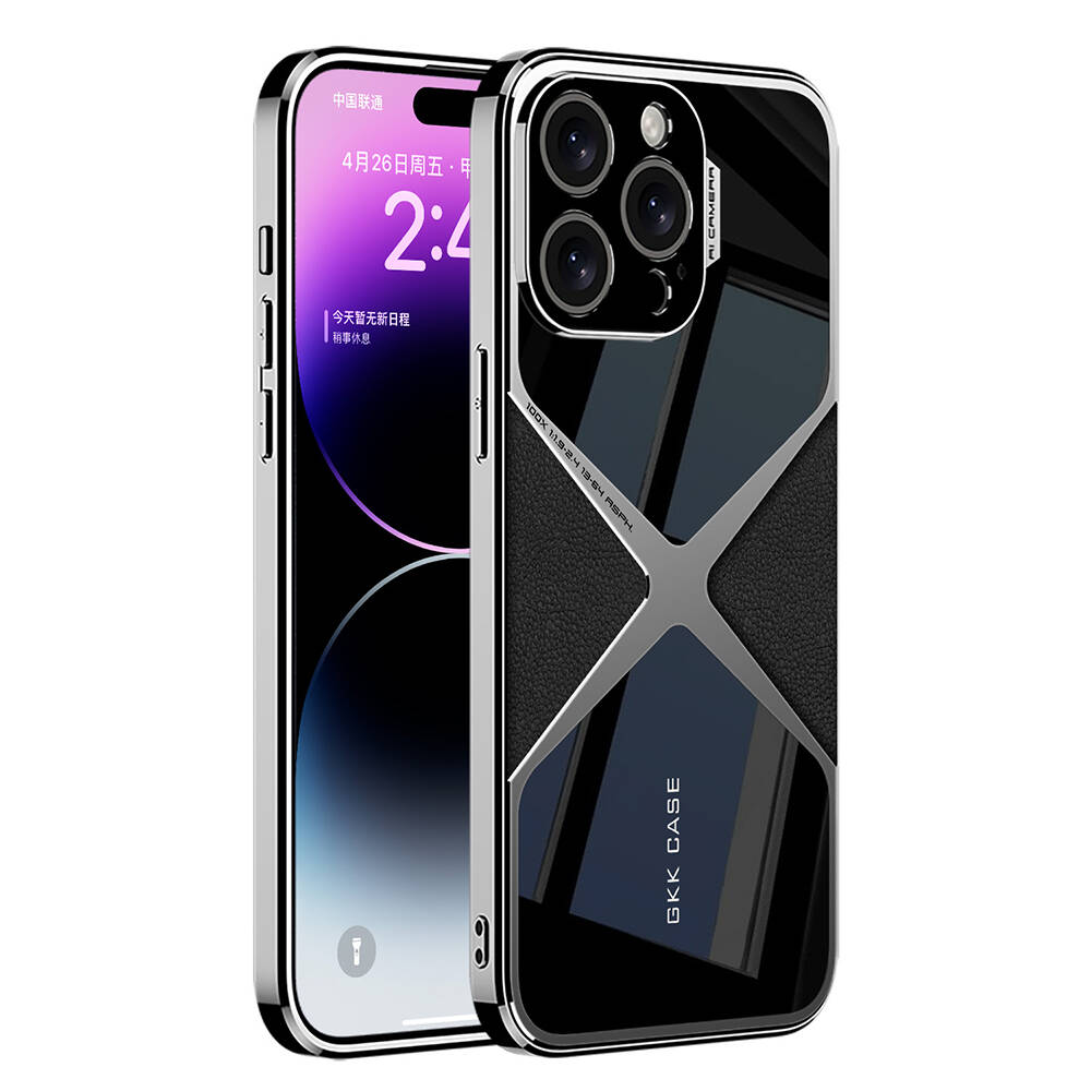 iPhone%20Uyumlu%2014%20Pro%20Max%20Kılıf%20Ultra%20İnce%20Kamera%20Korumalı%20PC%20+%20Deri%20Arka%20Yüzey%20Zore%20X-Pro%20Kapak