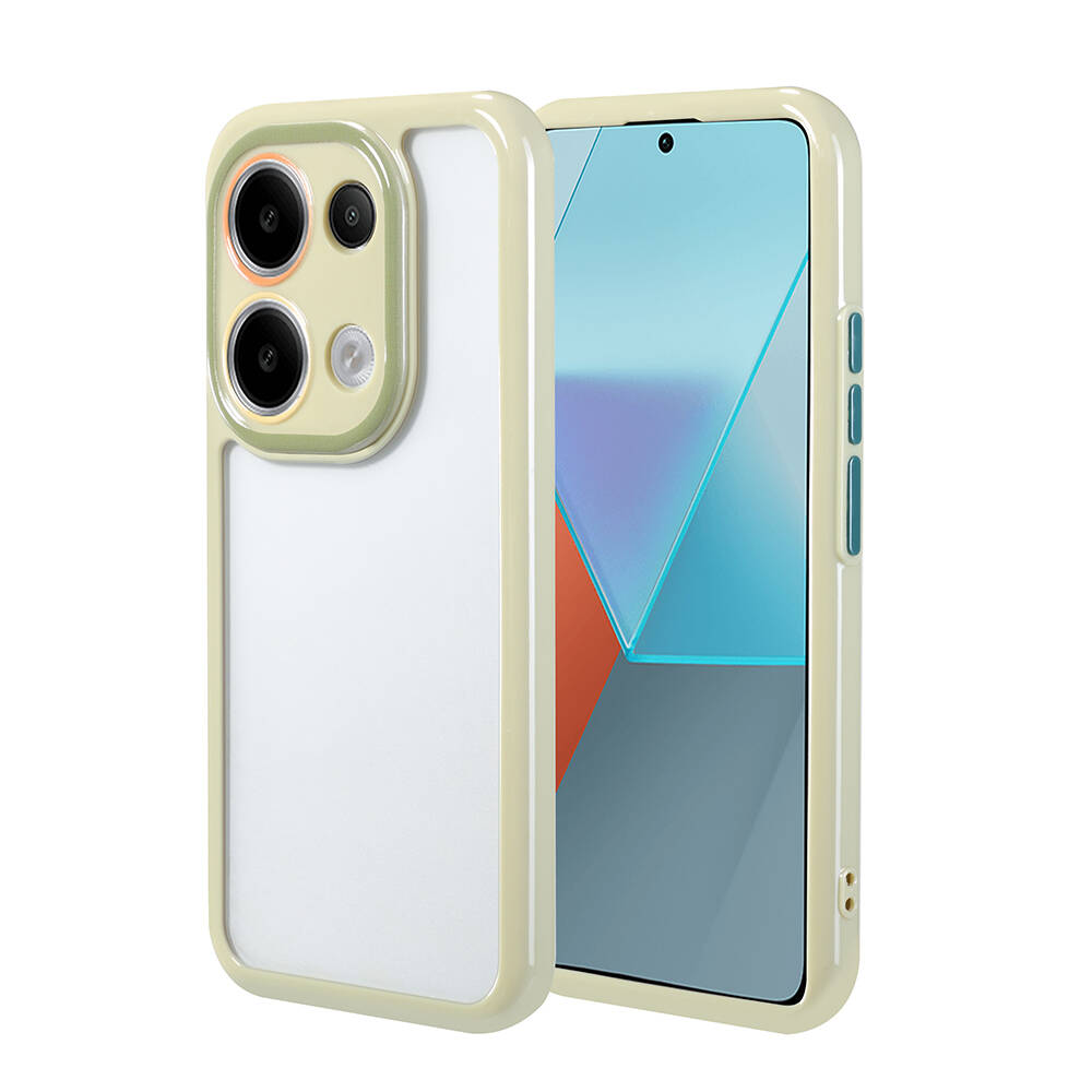 Xiaomi%20Uyumlu%20%20Poco%20M6%20Pro%204G%20Kılıf%20Kamera%20Korumalı%20Renkli%20Kenar%20ve%20Çerçeve%20Tasarımlı%20Zore%20Vitamin%20Kapak-Yeşil