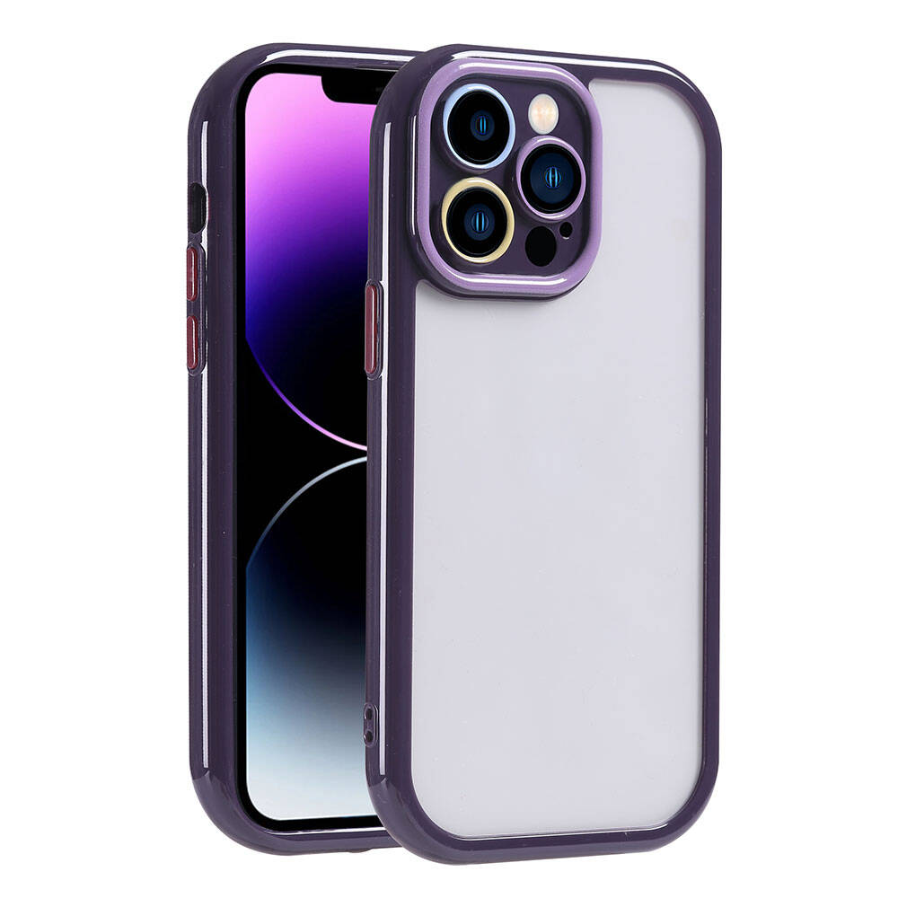 iPhone%20Uyumlu%2014%20Pro%20Max%20Kılıf%20Kamera%20Korumalı%20Renkli%20Kenar%20ve%20Çerçeve%20Tasarımlı%20Zore%20Vitamin%20Kapak